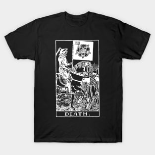 Death Tarot in white T-Shirt